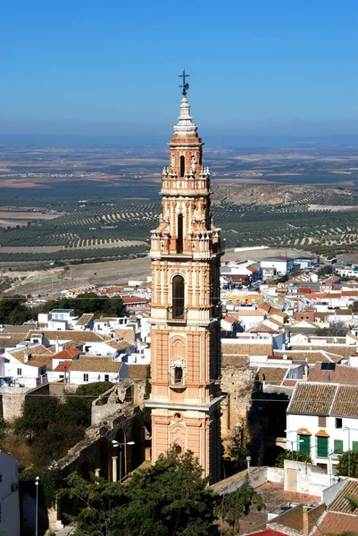 Estepa Espanha Novembro 2008 Torre Vitória Torre Victoria Vista Sobre — Fotografia de Stock