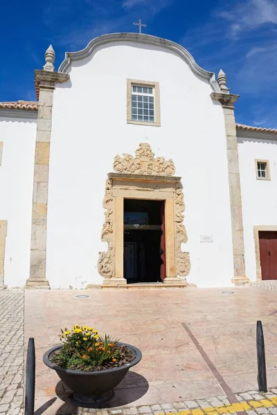 Kilátás Szent Sebestyén Templom Igreja Sao Sebastiao Albufeira Algarve Portugália — Stock Fotó