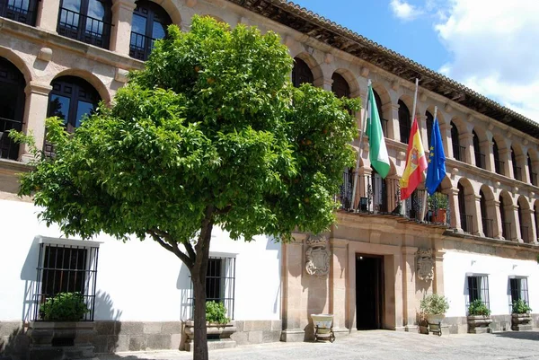 Vista Frontal Câmara Municipal Ayuntamiento Ronda Província Málaga Andaluzia Espanha — Fotografia de Stock