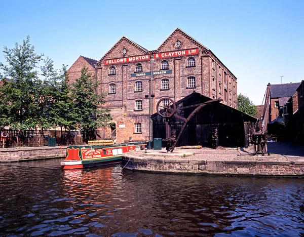 Nottingham Egyesült Királyság 1992 Május Canal Museum Nottingham Canal Narrowboat — Stock Fotó