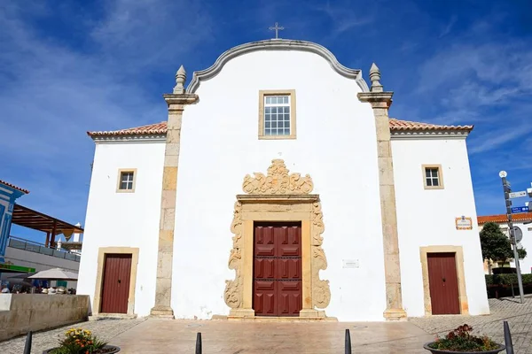 Albufeira Portugalia Czerwiec 2017 Widok Kościół Sebastiana Igreja Sao Sebastiao — Zdjęcie stockowe