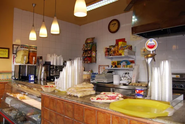 Cordoba España Abril 2008 Vista Interior Mostrador Snack Bar Español —  Fotos de Stock