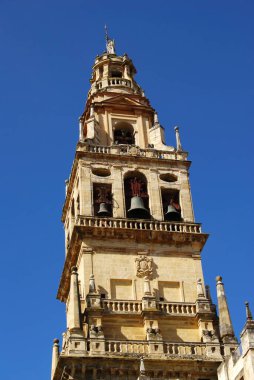 Mezquita (Cami) Katedral çan kulesi, Cordoba, Cordoba Eyaleti, Endülüs, İspanya, Avrupa.