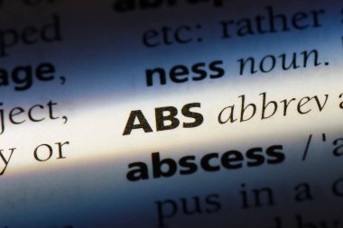 ABS Word'de bir sözlük. ABS kavramı.
