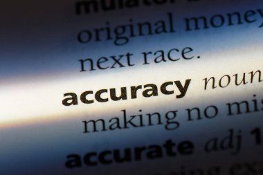 doğruluk Word'de bir sözlük. doğruluk kavramı.