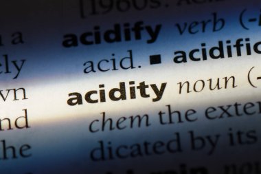 asit Word'de bir sözlük. asit kavramı.