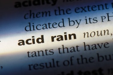 asit yağmuru Word'de bir sözlük. asit yağmuru kavramı.