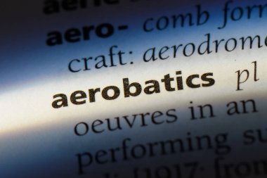 akrobasi Word'de bir sözlük. akrobasi kavramı.