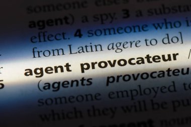 ajan provokatör Word'de bir sözlük. ajan provokatör kavramı.
