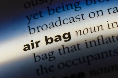 Hava yastığı Word'de bir sözlük. Hava yastığı kavramı.