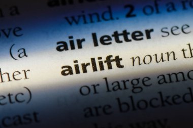 hava ikmal Word'de bir sözlük. hava ikmal kavramı.