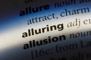 bir sözlüğü'ndeki sözcüğü çekici. çekici kavramı.