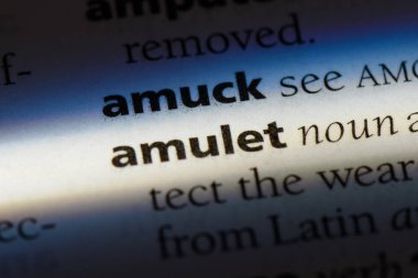 Muska Word'de bir sözlük. Muska kavramı.