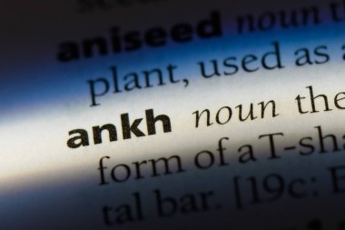 Ankh Word'de bir sözlük. Ankh kavramı.