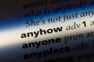 nasıl olsa bir sözlükte kelime. nasıl olsa kavramı.