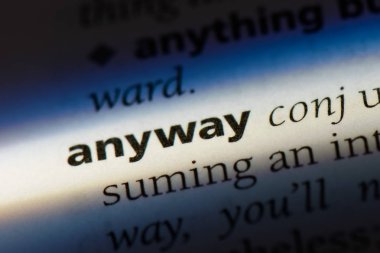 Yine de bir sözlükte kelime. Yine de kavramı.