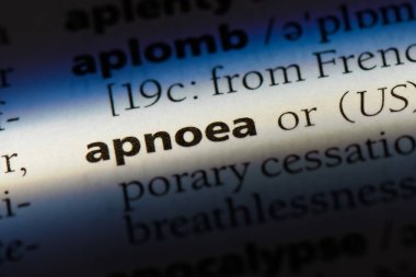 apne Word'de bir sözlük. apne kavramı.