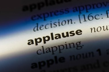 alkış Word'de bir sözlük. alkış kavramı.