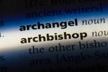 bir sözlüğü'ndeki Başpiskopos sözcüğü. Başpiskopos kavramı.