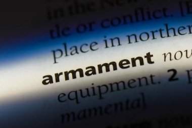 silahlandırma Word'de bir sözlük. silahlandırma kavramı.