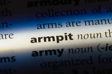 Koltukaltı Word'de bir sözlük. koltuk altı kavramı.