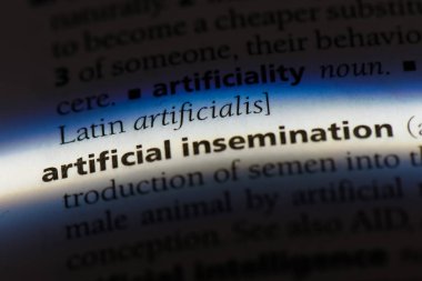 Suni tohumlama Word'de bir sözlük. Suni döllenme kavramı.