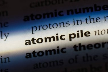 atomik yığın Word'de bir sözlük. atomik yığın kavramı.