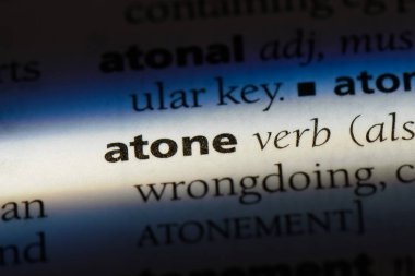 bir sözlüğü'ndeki sözcüğü kefaret. kavram kefaret.