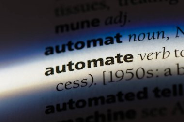 bir sözlüğü'ndeki sözcüğü otomatik olarak. kavram otomatikleştirmek.