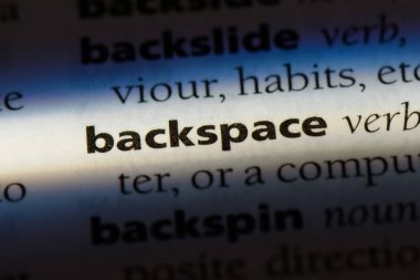 geri al Word'de bir sözlük. geri al kavramı.