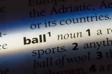 topu Word'de bir sözlük. topu kavramı.