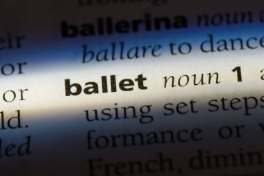 Bale Word'de bir sözlük. Bale kavramı.