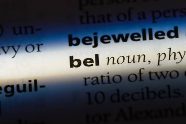 Bel Word'de bir sözlük. Bel kavramı.