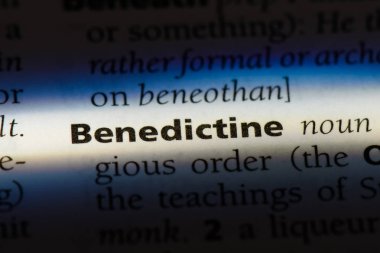Benedictine Word'de bir sözlük. Benedictine kavramı.