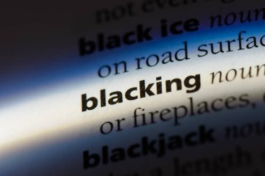 bir sözlüğü'ndeki sözcüğü kararmalar. kararmalar kavramı.