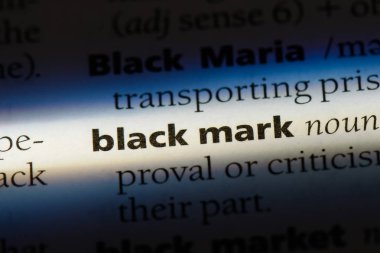 kara leke Word'de bir sözlük. kara leke kavramı.