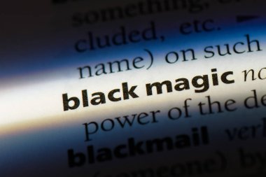 kara büyü Word'de bir sözlük. kara büyü kavramı.