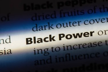 siyah güç Word'de bir sözlük. siyah güç kavramı.