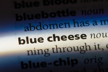 mavi peynir Word'de bir sözlük. mavi peynir kavramı.