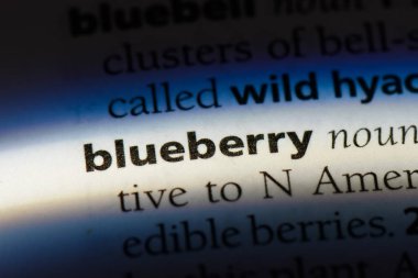 yaban mersini Word'de bir sözlük. yaban mersini kavramı.