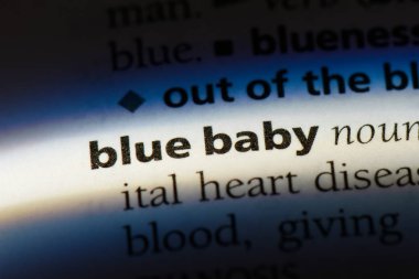 mavi bebek Word'de bir sözlük. mavi bebek kavramı.