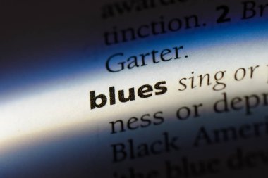 Blues Word'de bir sözlük. Blues kavramı.