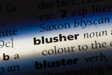 allık Word'de bir sözlük. allık kavramı.