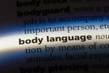 beden dili Word'de bir sözlük. beden dili kavramı.