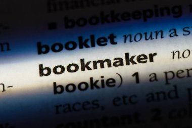 bir sözlüğü'ndeki bookmarker sözcüğü. bookmarker kavramı.