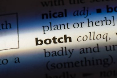 bir sözlüğü'ndeki sözcüğü videoteypler. boktan kavramı.