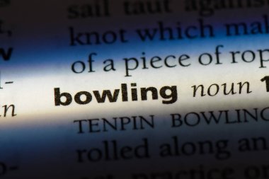 sözcük sözlükte Bovling. Bowling kavramı.