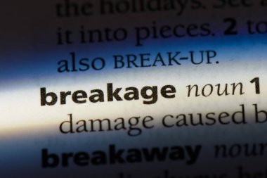 kırılma Word'de bir sözlük. kırılma kavramı.