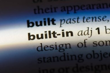 yerleşik sözcük sözlüğe. yerleşik kavramı.