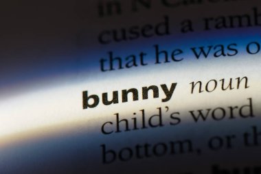 Bunny Word'de bir sözlük. Bunny kavramı.